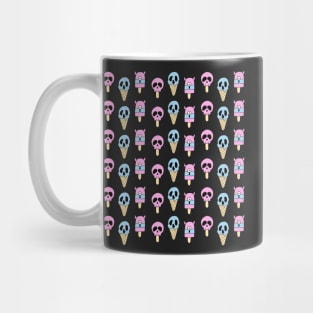 Scary ice creams pattern Mug